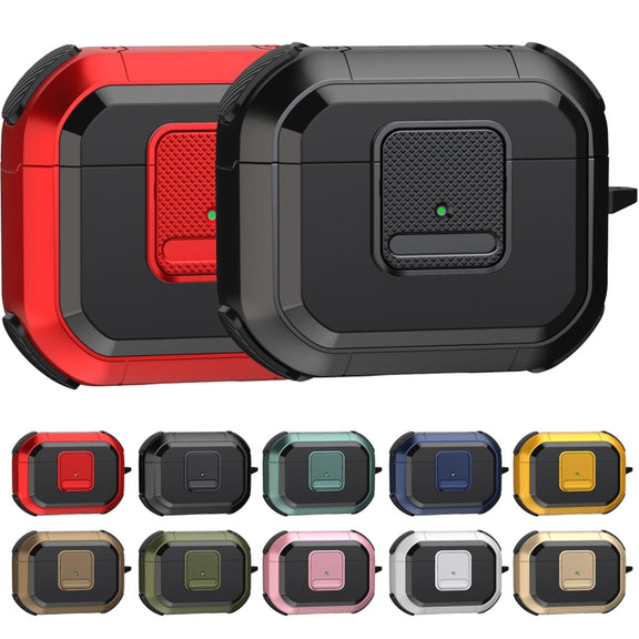 For AirPods Pro Wireless Earphones Protective Case(Army Green)