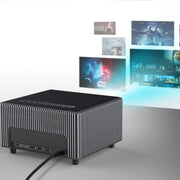 D6000 1920x1080P 400ANSI Lumens Portable Mini LCD LED Smart Projector, Screen Mirroring(AU Plug)