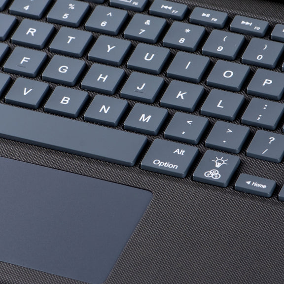 J3129D For iPad Pro 12.9 2022/2021/2020/2018 Backlight Bluetooth Keyboard Leather Case(Black)