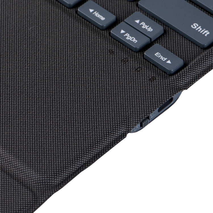 J3129D For iPad Pro 12.9 2022/2021/2020/2018 Backlight Bluetooth Keyboard Leather Case(Black)
