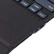 J3129D For iPad Pro 12.9 2022/2021/2020/2018 Backlight Bluetooth Keyboard Leather Case(Black)