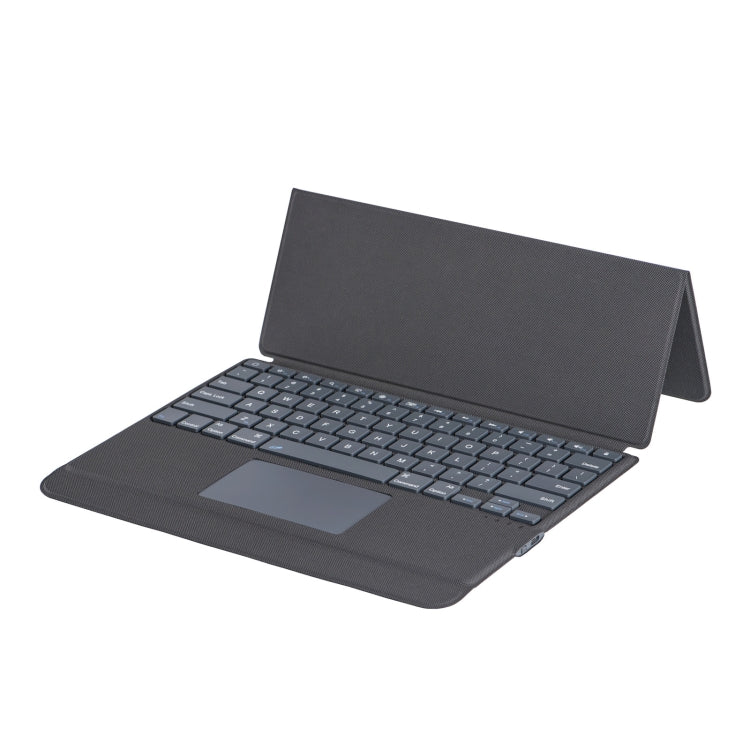 J3129 For iPad Pro 12.9 2022/2021/2020/2018 Bluetooth Keyboard Leather Case(Black)