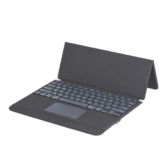 J3129 For iPad Pro 12.9 2022/2021/2020/2018 Bluetooth Keyboard Leather Case(Black)