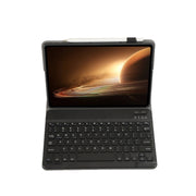 For OPPO Pad 2 11.61 inch 2023 OP13 Lambskin Texture Ultra-thin Detachable Bluetooth Keyboard Leather Case(Black)
