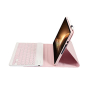 For OPPO Pad 2 11.61 inch 2023 OP13 Lambskin Texture Ultra-thin Detachable Bluetooth Keyboard Leather Case(Pink)