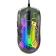 X400 7 Keys Transparent RGB Wired Gaming Mouse (Black) - free shipping - PMC TechLife - Order now!