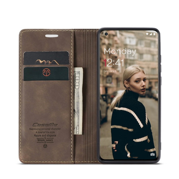 For OnePlus 11 CaseMe 013 Multifunctional Horizontal Flip Leather Phone Case(Coffee)