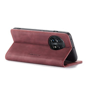 For OnePlus 11 CaseMe 013 Multifunctional Horizontal Flip Leather Phone Case(Wine Red)