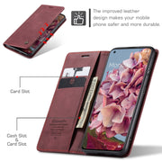 For OnePlus 11 CaseMe 013 Multifunctional Horizontal Flip Leather Phone Case(Wine Red)