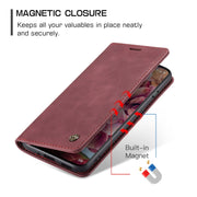For OnePlus 11 CaseMe 013 Multifunctional Horizontal Flip Leather Phone Case(Wine Red)