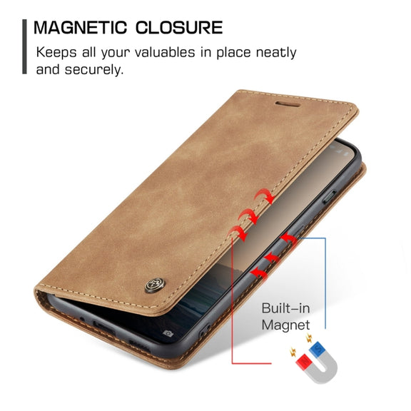For OnePlus 11 CaseMe 013 Multifunctional Horizontal Flip Leather Phone Case(Brown)