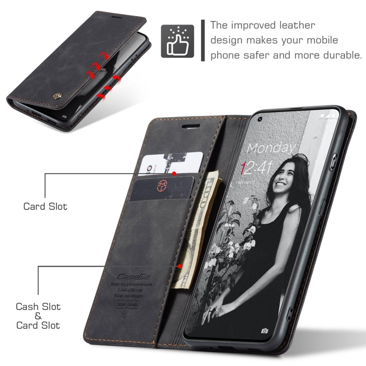 For OnePlus 11 CaseMe 013 Multifunctional Horizontal Flip Leather Phone Case(Black)