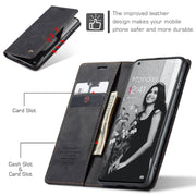 For OnePlus 11 CaseMe 013 Multifunctional Horizontal Flip Leather Phone Case(Black)