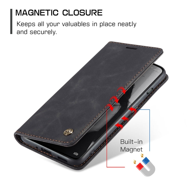 For OnePlus 11 CaseMe 013 Multifunctional Horizontal Flip Leather Phone Case(Black)