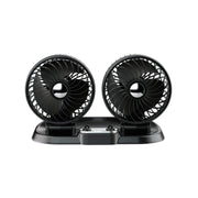 F622 Car Creative Folding Rotatable Double Head Electric Cooling Fan, Style:USB Universal