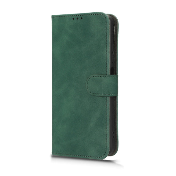 For TECNO Spark 10C Skin Feel Magnetic Flip Leather Phone Case(Green)
