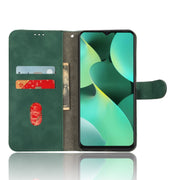 For TECNO Spark 10C Skin Feel Magnetic Flip Leather Phone Case(Green)