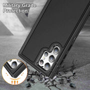 For Samsung Galaxy S23 Ultra 5G Life Water-resistant Rugged Phone Case(Black)