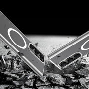 For Samsung Galaxy S22 Ultra 5G MagSafe Magnetic PC Phone Case(Silver)