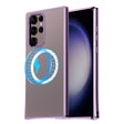 For Samsung Galaxy S22 Ultra 5G MagSafe Magnetic PC Phone Case(Purple) - Galaxy S22 Ultra 5G Cases by PMC TechLife | Online Shopping South Africa | PMC TechLife