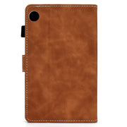 For Huawei MatePad 10.4 2022 Cowhide Texture Leather Tablet Case(Brown)