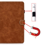 For Huawei MatePad 10.4 2022 Cowhide Texture Leather Tablet Case(Brown)