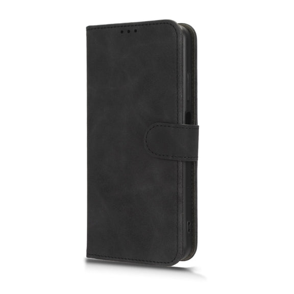 For Blackview A85 Skin Feel Magnetic Flip Leather Phone Case(Black)