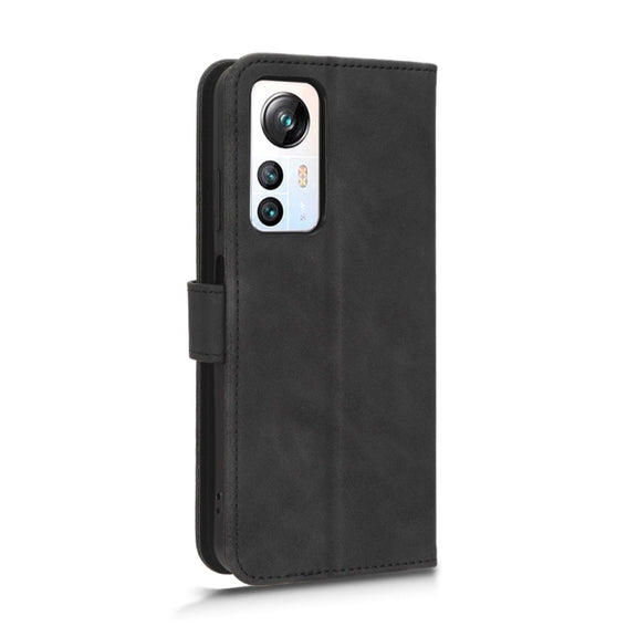 For Blackview A85 Skin Feel Magnetic Flip Leather Phone Case(Black)