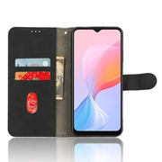 For Blackview A85 Skin Feel Magnetic Flip Leather Phone Case(Black)