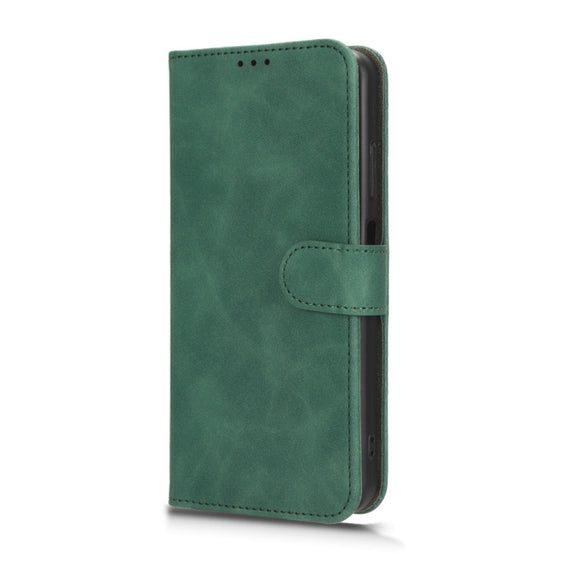 For Blackview A85 Skin Feel Magnetic Flip Leather Phone Case(Green)
