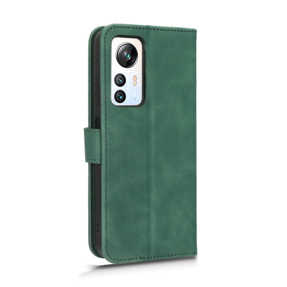 For Blackview A85 Skin Feel Magnetic Flip Leather Phone Case(Green)
