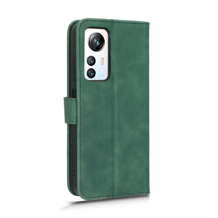 For Blackview A85 Skin Feel Magnetic Flip Leather Phone Case(Green)