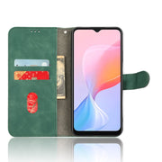 For Blackview A85 Skin Feel Magnetic Flip Leather Phone Case(Green)
