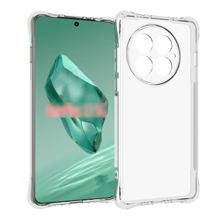 For OnePlus 13 Shockproof Non-slip Thickening TPU Phone Case(Transparent)