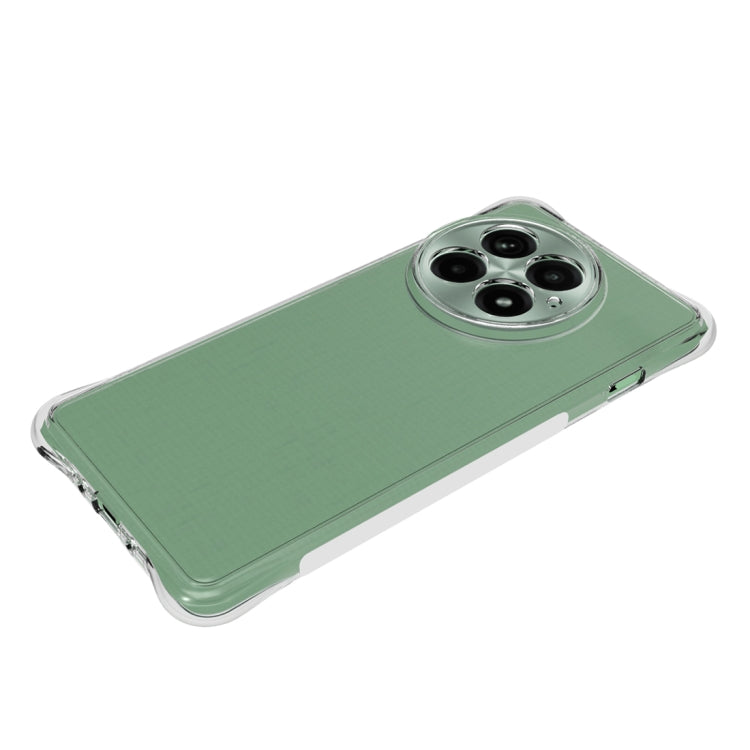 For OnePlus 13 Shockproof Non-slip Thickening TPU Phone Case(Transparent)