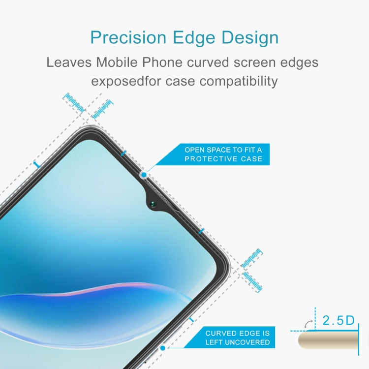 For Blackview A53 50pcs 0.26mm 9H 2.5D Tempered Glass Film