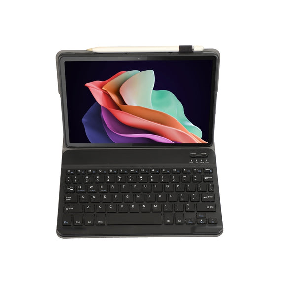 For Huawei MatePad 11 2023 AHW13 Lambskin Texture Ultra-thin Detachable Bluetooth Keyboard Leather Case(Black)