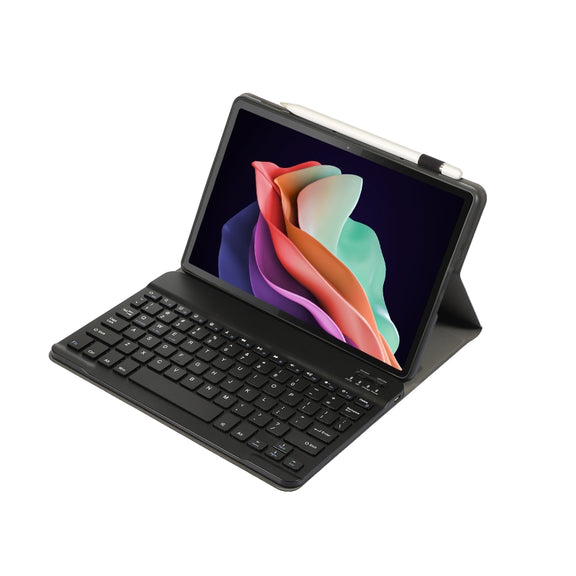 For Huawei MatePad 11 2023 AHW13 Lambskin Texture Ultra-thin Detachable Bluetooth Keyboard Leather Case(Black)