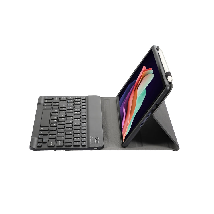 For Huawei MatePad 11 2023 AHW13 Lambskin Texture Ultra-thin Detachable Bluetooth Keyboard Leather Case(Black)
