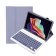 For Huawei MatePad 11 2023 AHW13 Lambskin Texture Ultra-thin Detachable Bluetooth Keyboard Leather Case(Purple) - Huawei Keyboard by PMC TechLife | Online Shopping South Africa | PMC TechLife