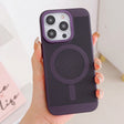 For iPhone 13 Grid Cooling MagSafe Magnetic Phone Case(Dark Purple) - iPhone 13 Cases by PMC TechLife | Online Shopping South Africa | PMC TechLife