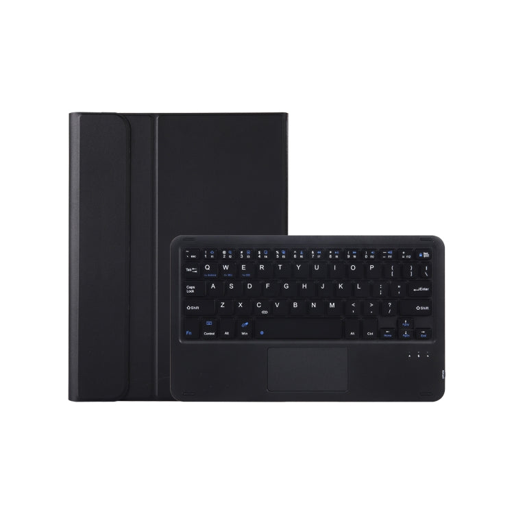 For Huawei MatePad 11 2023 AHW13-A Lambskin Texture Ultra-thin Detachable Bluetooth Keyboard Leather Case with Touchpad(Black)