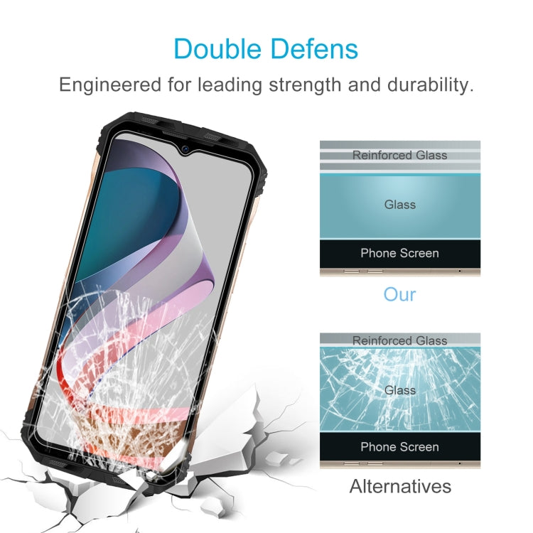 For DOOGEE V30T 10pcs 0.26mm 9H 2.5D Tempered Glass Film