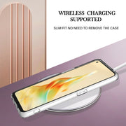 For OPPO Reno8 T 4G Electroplating IMD TPU Phone Case(Purple Flower)