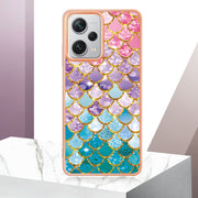 For Xiaomi Redmi Note 12 Pro+ 5G Global Electroplating IMD TPU Phone Case(Colorful Scales)