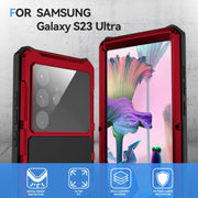 For Samsung Galaxy S23 Ultra 5G R-JUST RJ-56 3rd Gen Life Water-resistant Dustproof Shockproof Phone Case(Red)