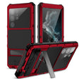 For Samsung Galaxy S22 Ultra 5G R-JUST RJ-56 3rd Gen Life Waterproof Dustproof Shockproof Phone Case(Red) - free shipping - PMC TechLife - Order now!