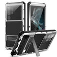For Samsung Galaxy S22 Ultra 5G R-JUST RJ-56 3rd Gen Life Waterproof Dustproof Shockproof Phone Case(Silver) - free shipping - PMC TechLife - Order now!