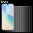 For Blackview Oscal C30 Pro 50pcs 0.26mm 9H 2.5D Tempered Glass Film - For Blackview by PMC TechLife | Online Shopping South Africa | PMC TechLife