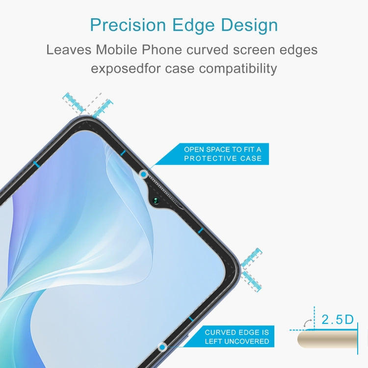 For Blackview Oscal C30 Pro 50pcs 0.26mm 9H 2.5D Tempered Glass Film
